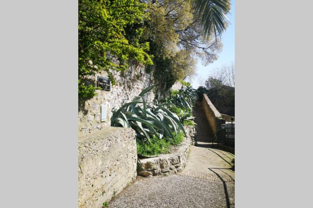 Maison De Village Meublee Avec Terrasse Donzère Exteriér fotografie